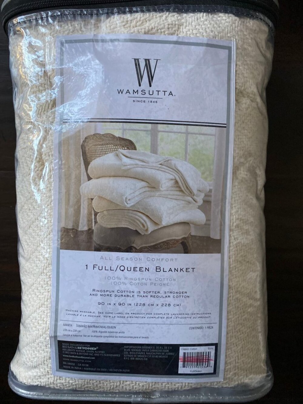 Wamsutta Classic Cotton Full/Queen Blanket
